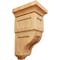 Ekena Millwork 5"W x 5 3/4"D x 10"H Medium Reyes Wood Corbel, Red Oak CORW05X05X10RYRO - alternate 1
